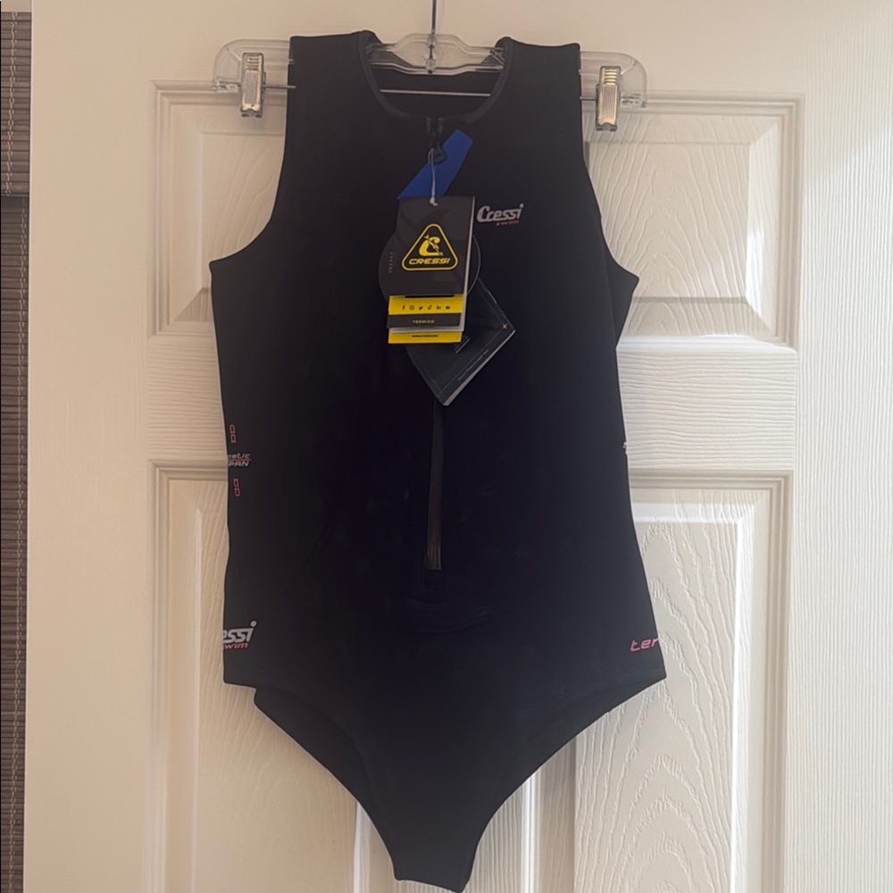 Cressi Black Sleeveless Wetsuit NWT
